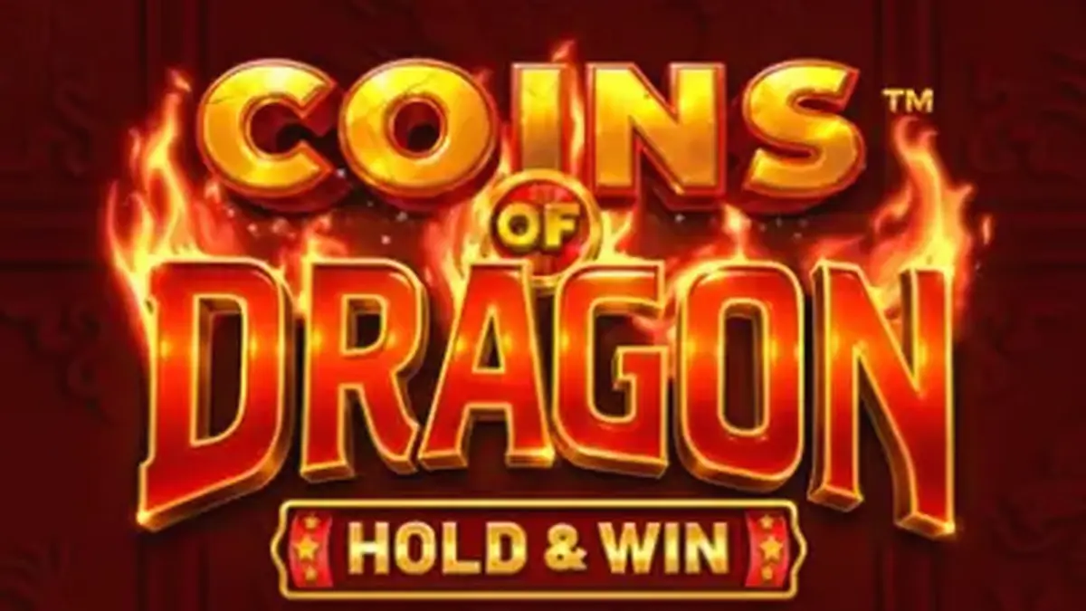 Interface do slot Coins of Dragon com dragão dourado e moedas